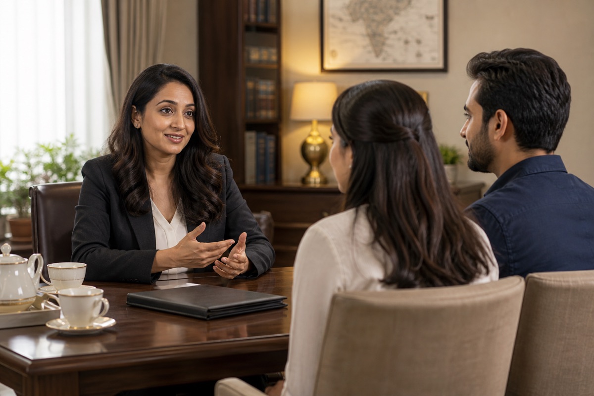 Private matrimonial verification consultation with an Indian investigator